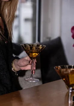 Specktrum Vin - Og Cocktailglas^Meadow Stemware - Amber Martini glass