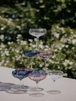 Specktrum Vin - Og Cocktailglas^Meadow Stemware - Blue Cocktail glass