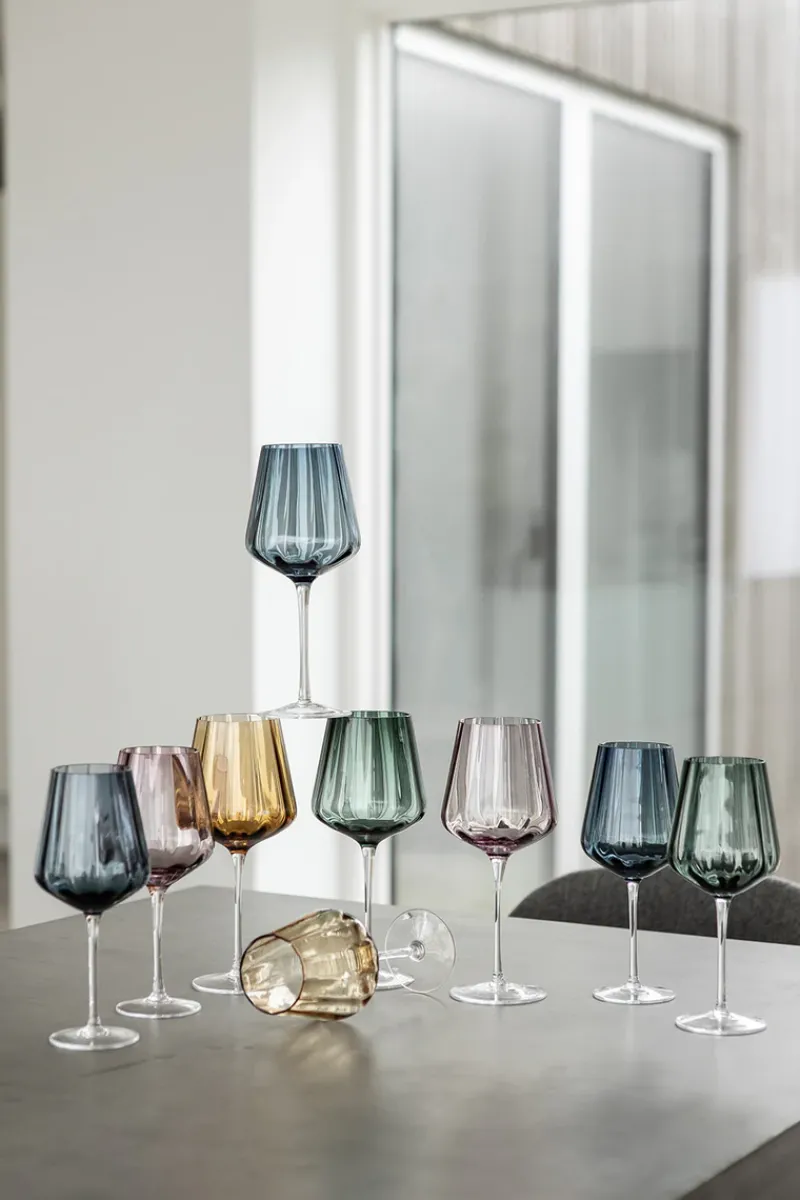 Specktrum Vin - Og Cocktailglas^Meadow Stemware - Blue Red wine