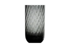 Specktrum Vaser^Meadow Swirl Cylinder Vase - Grey Medium
