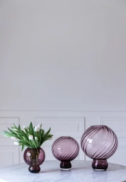 Specktrum Vaser^Meadow Swirl Vase - Plum Medium